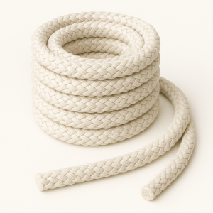 حبل كردون مبروم خيط حياكة 40/2 لوكس محمل بحشو داخلى